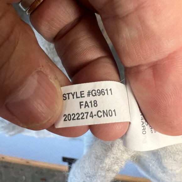 Madewell Kent Long Line Cardigan Coziest Yarn Light Gray Size S - Picture 9 of 10